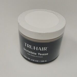 TRUHAIR Invisible Tease Hair Styling Paste & Cream Lightweight 4.8 oz Sealed New